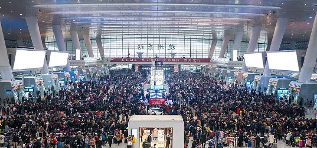 Finally Succumbed to the Spring Festival Travel Rush