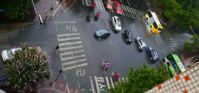 Heavy Rain, Flooded Streets