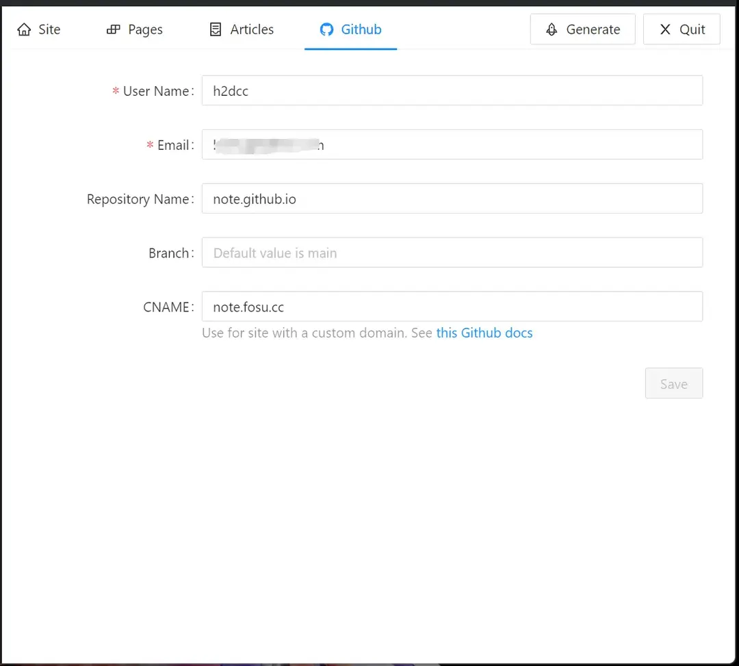 Bind Github Repository Settings